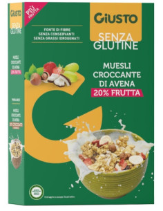 Giusto s/g muesli ave/frut275g