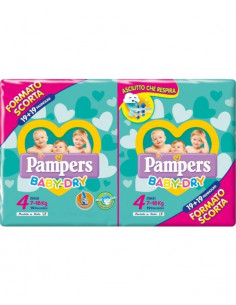 PAMPERS BABY DUO DWCT MAXI 38PEZZI