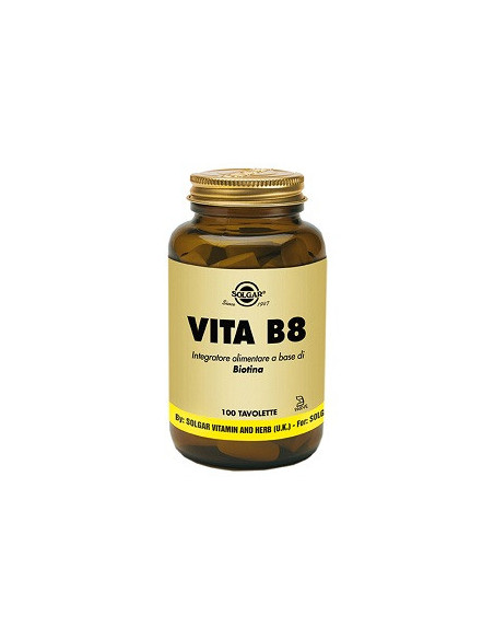 VITA B8 100TAV SOLGAR (BIOTIN)