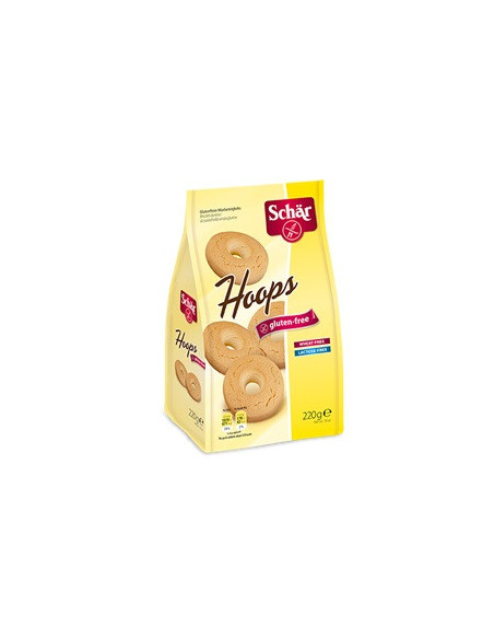 SCHAR HOOPS BISCOTTI PASTA FROLLA 220G SENZA GLUTINE - Clubfarma