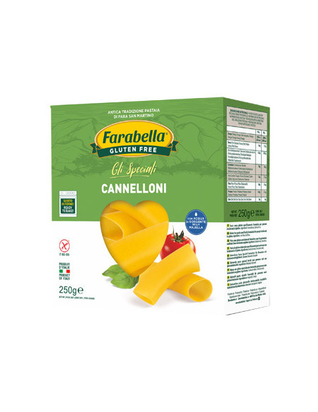 FARABELLA CANNELLONI PASTA SENZA GLUTINE 250G - Clubfarma