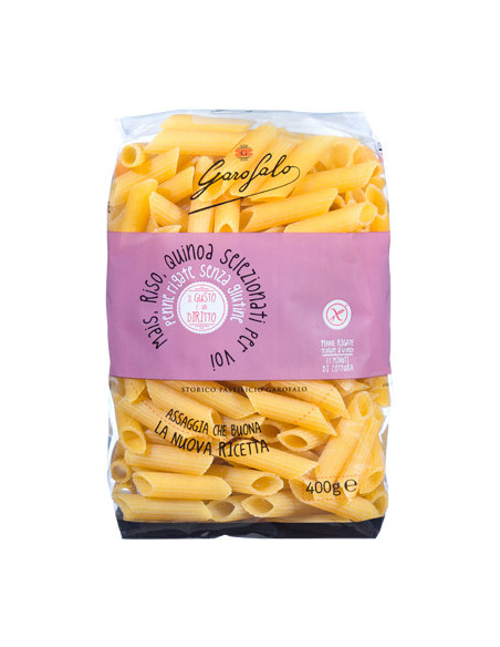 GAROFALO PENNE RIGATE PASTA SENZA GLUTINE  400G - Clubfarma