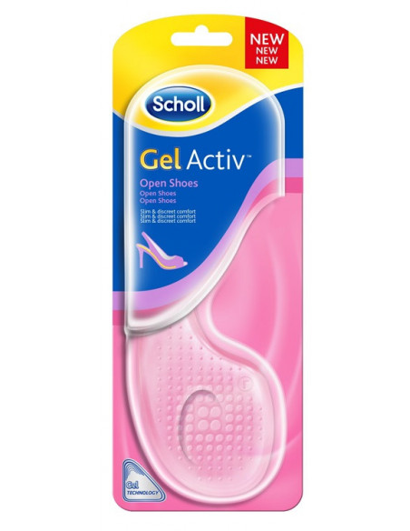 SCHOLL GEL ACTIV SOLETTE PER SCARPE APERTE - Clubfarma