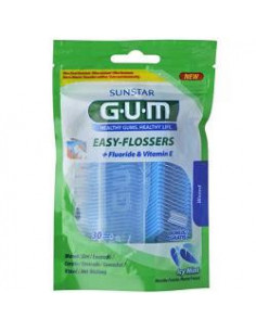 GUM EASY FLOSSERS FORCEL 30PZ